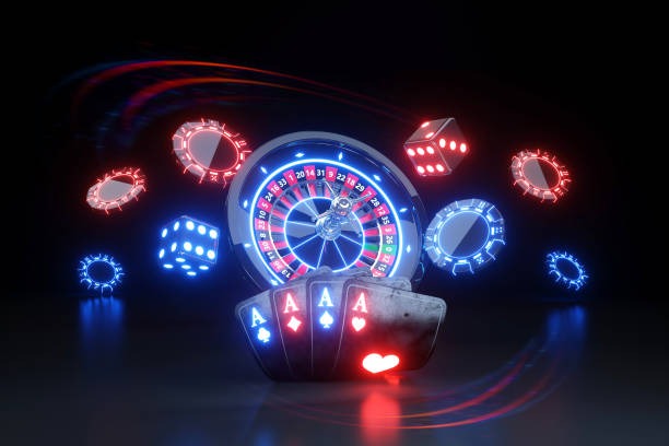 Live roulette table with multiple camera angles